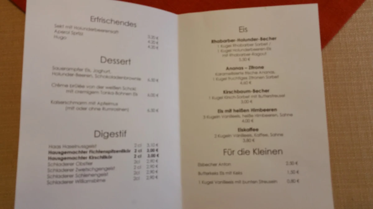 Speisekarte photo 8