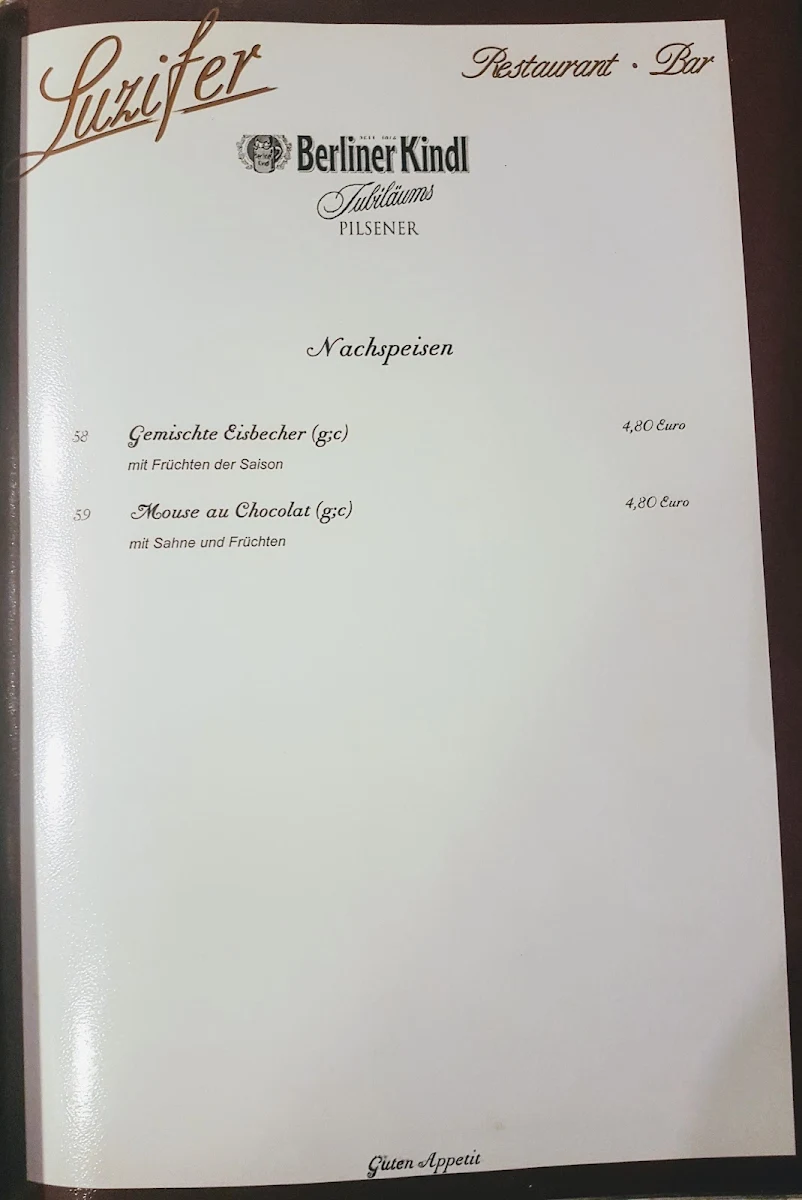 Speisekarte photo 2