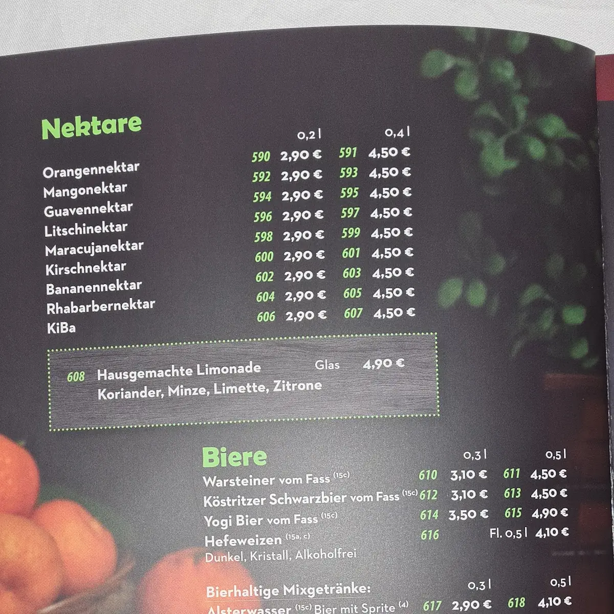 Speisekarte photo 9