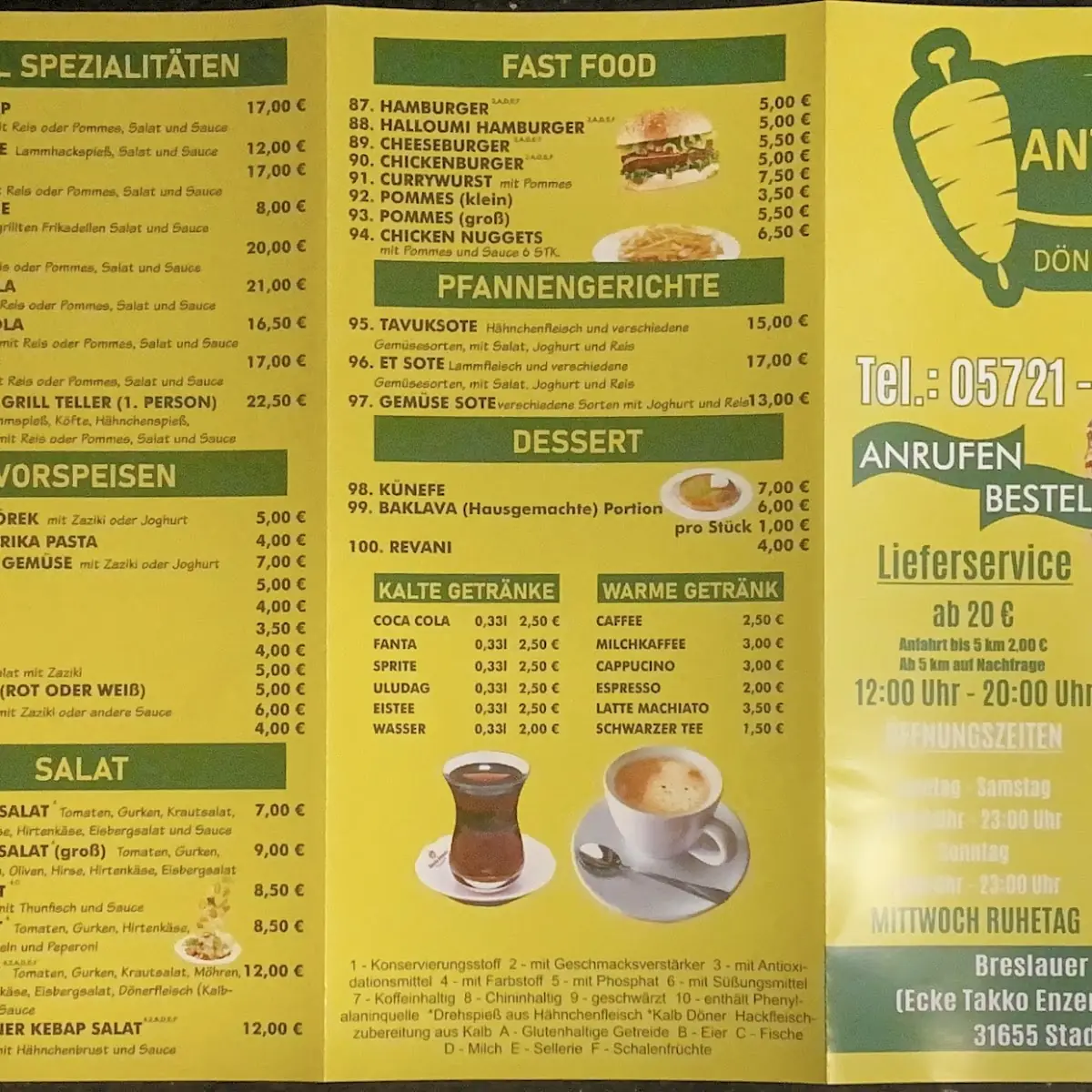 Speisekarte photo 2
