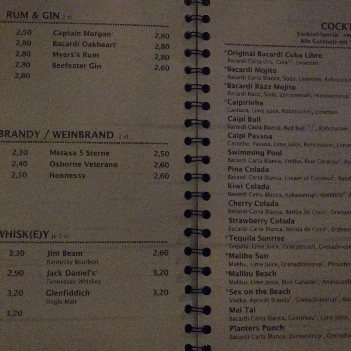 Speisekarte photo 2