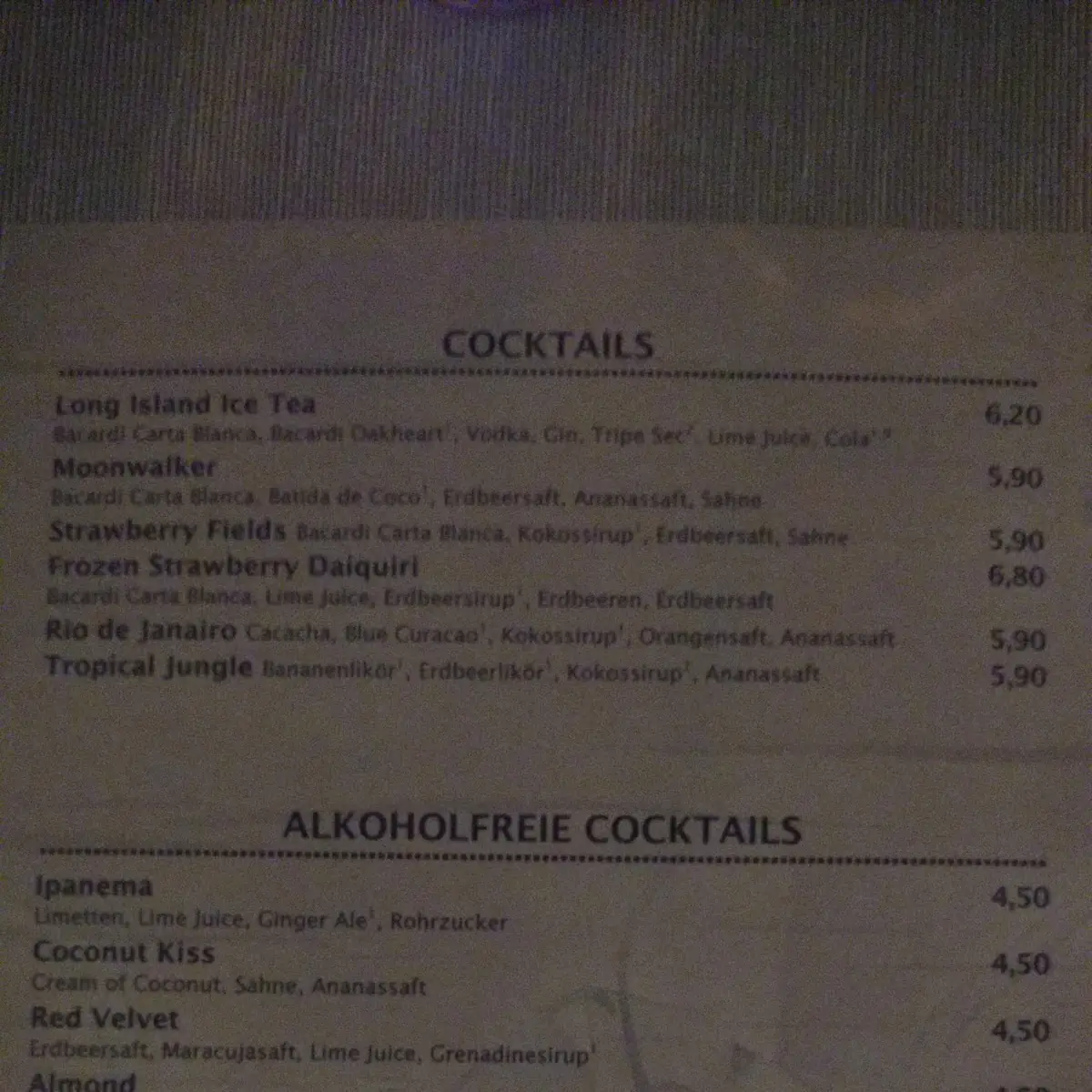 Speisekarte photo 3