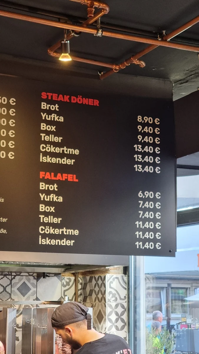 Speisekarte, Rock‘Et - Steak Döner