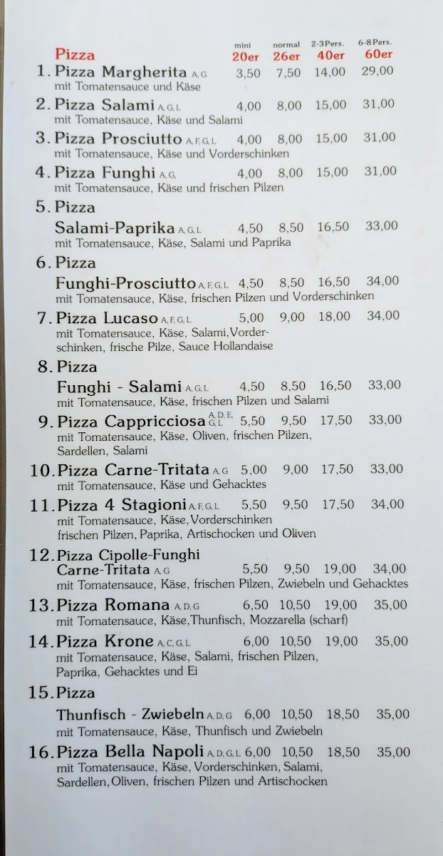 Speisekarte photo 2