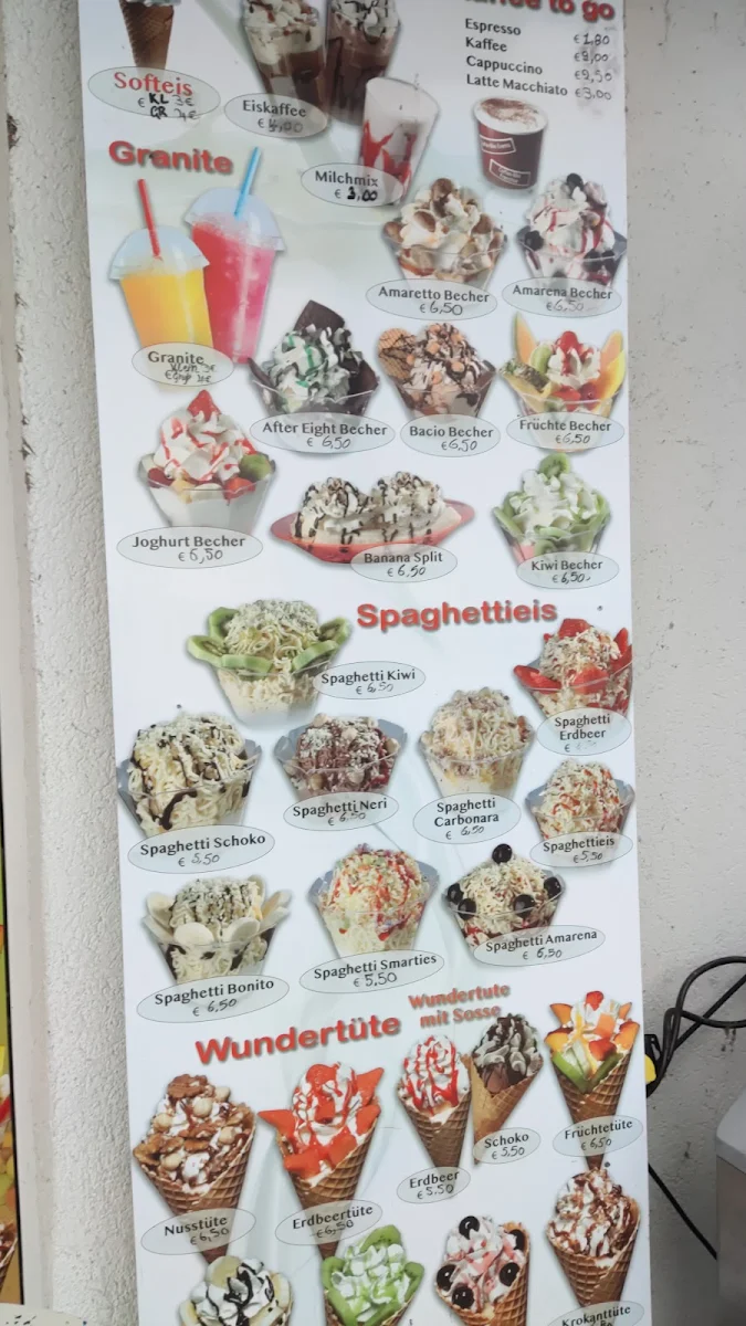 Speisekarte, Tutti Frutti
