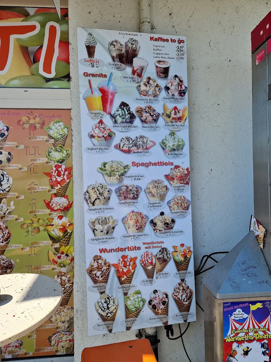 Speisekarte, Tutti Frutti
