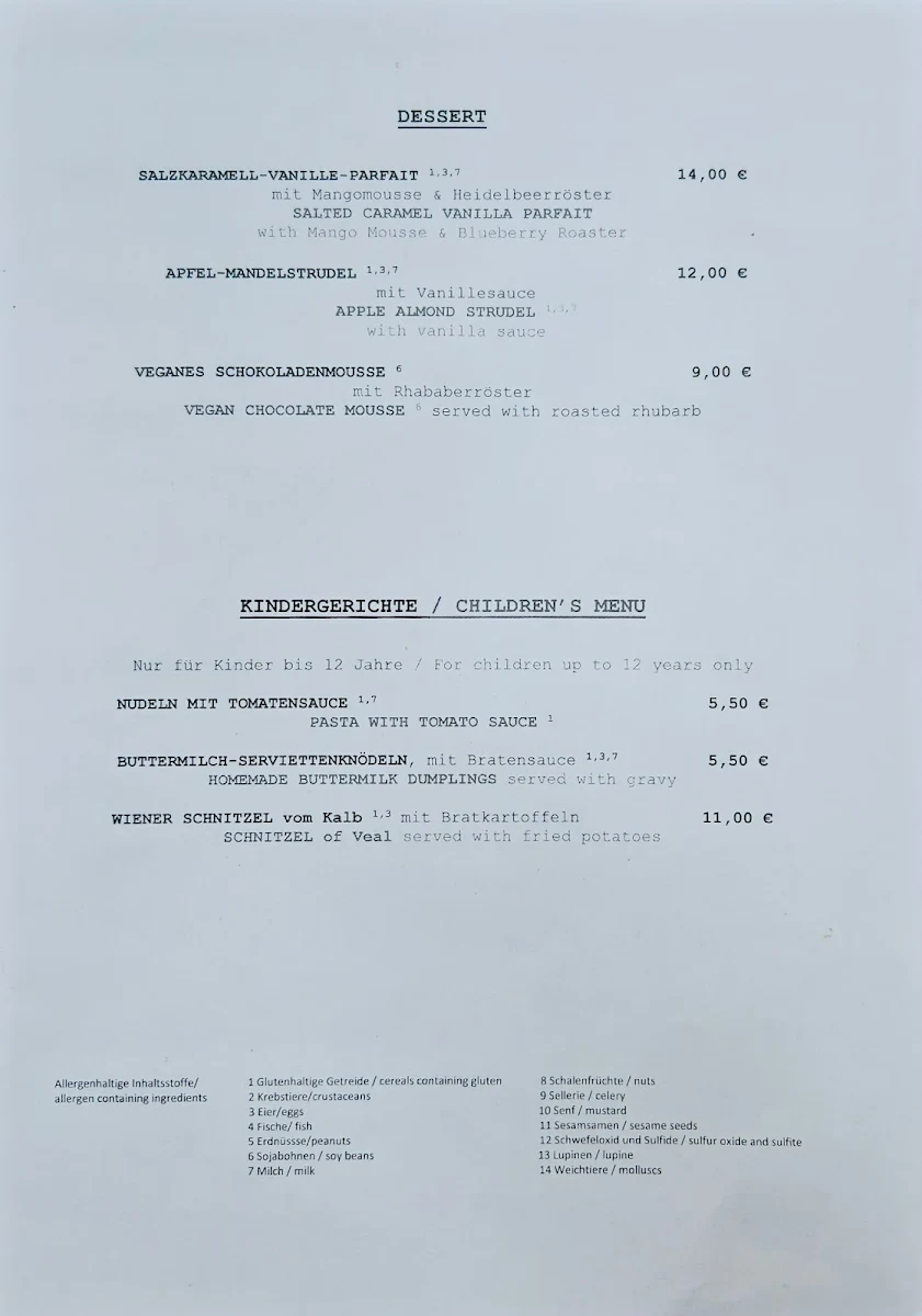 Speisekarte photo 1