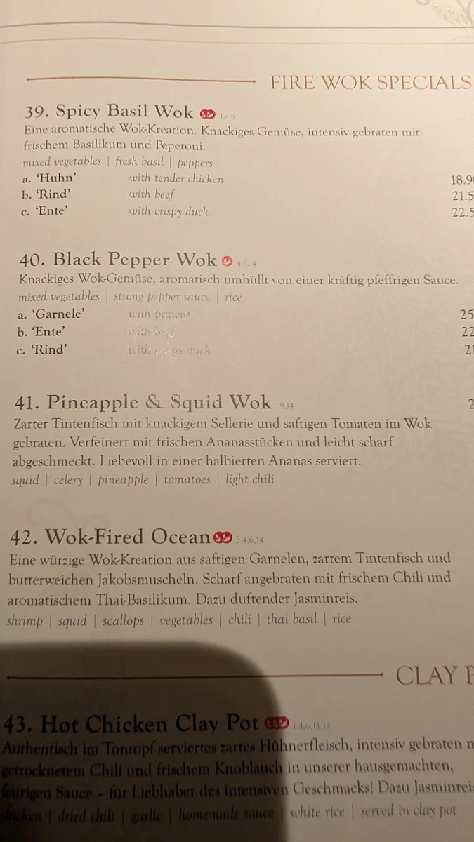 Speisekarte photo 1