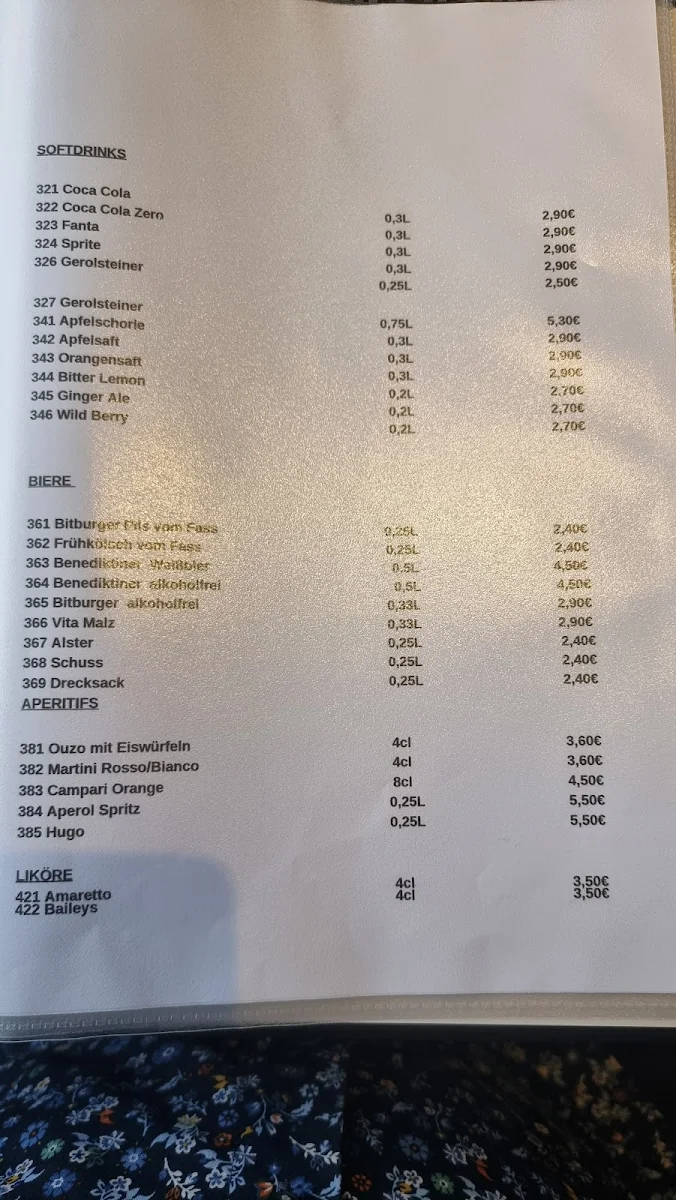 Speisekarte photo 2