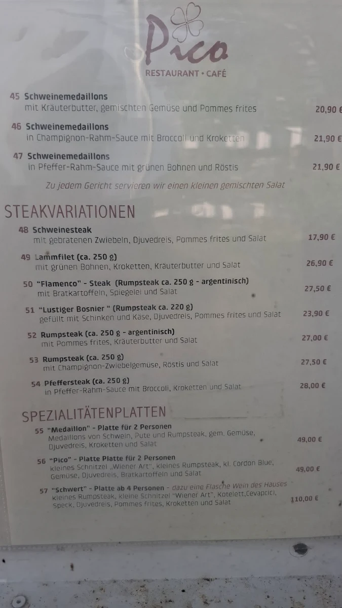 Speisekarte photo 2