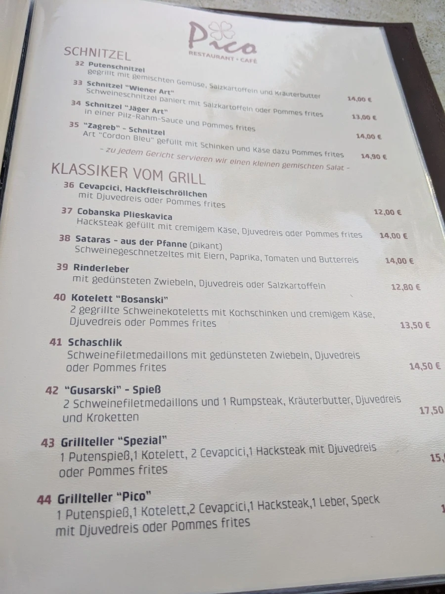 Speisekarte photo 7