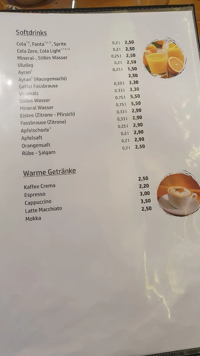 Speisekarte photo 2
