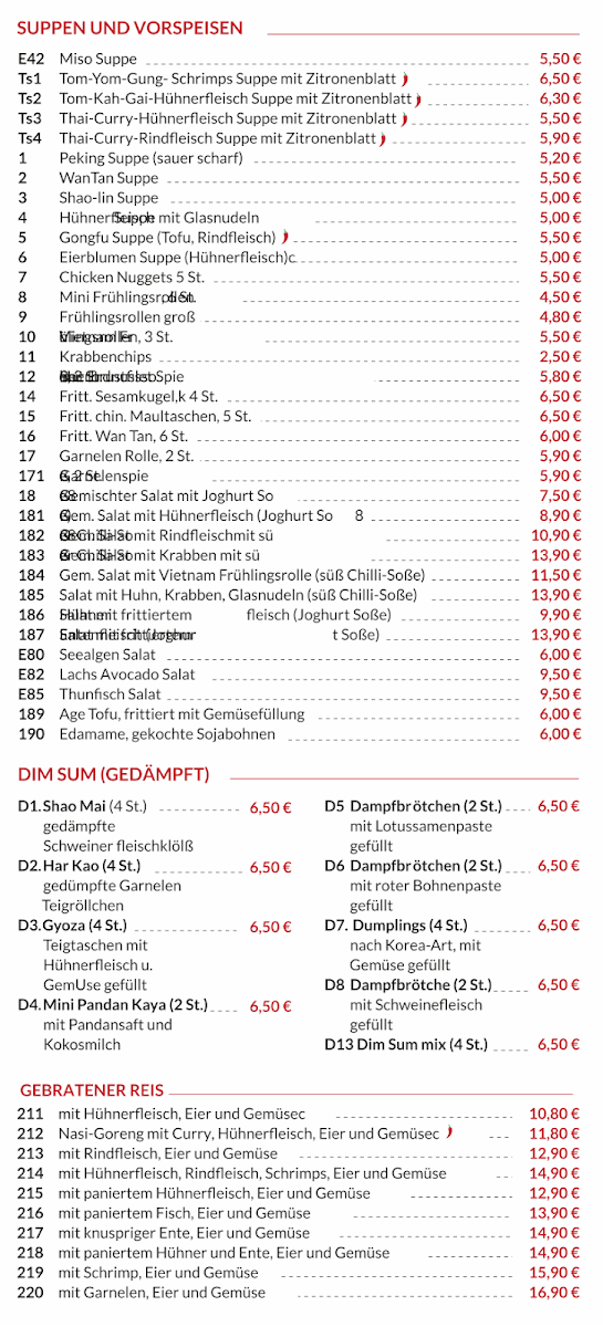Speisekarte photo 3