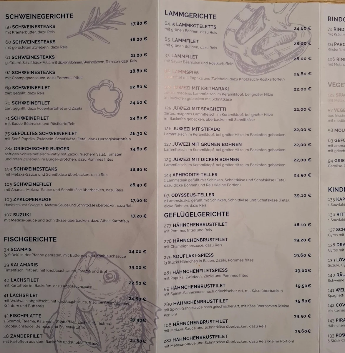Speisekarte photo 1