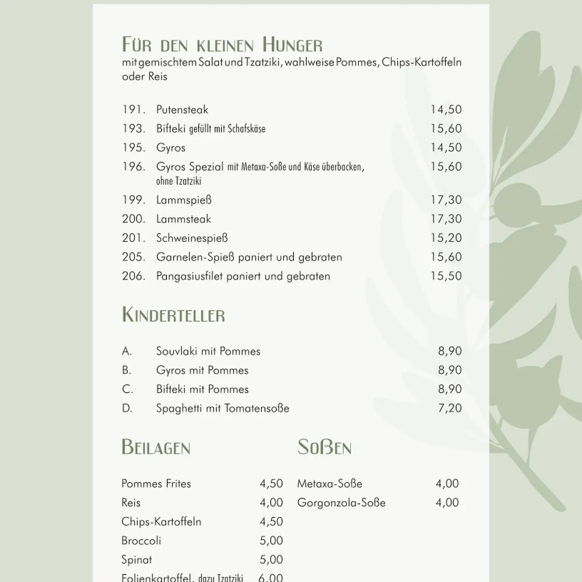 Speisekarte photo 6