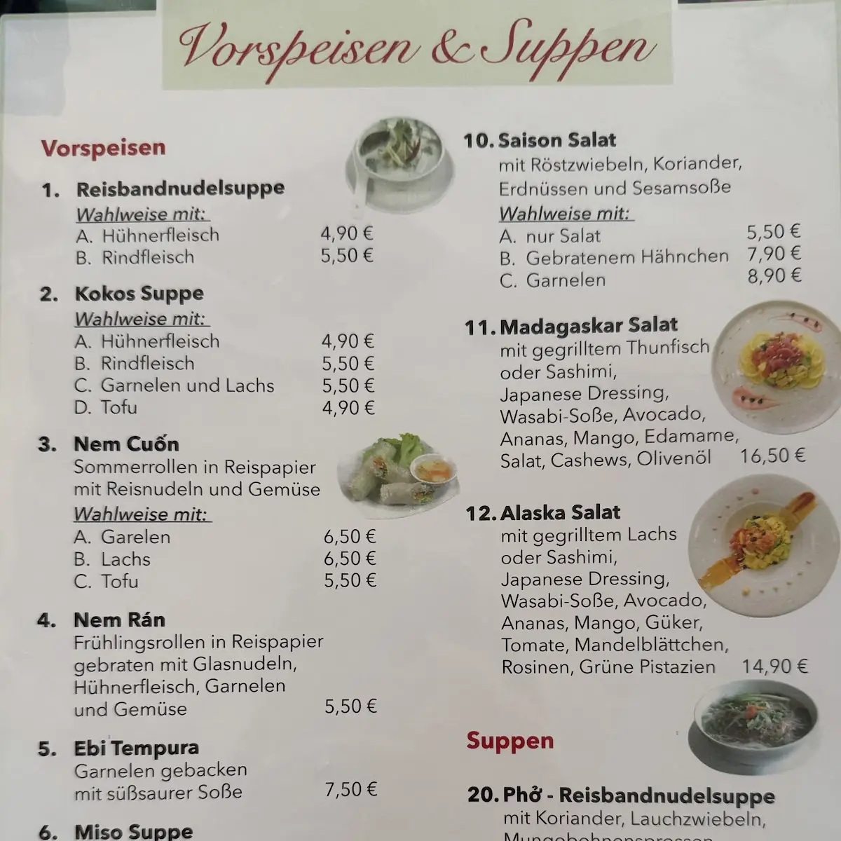 Speisekarte photo 3