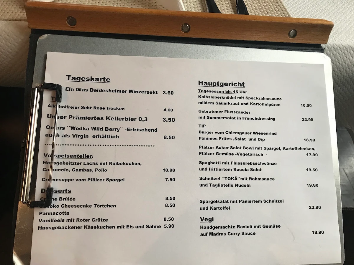 Speisekarte photo 2