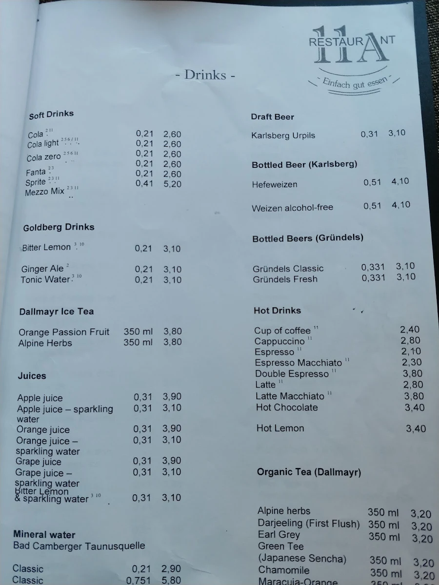 Speisekarte photo 8