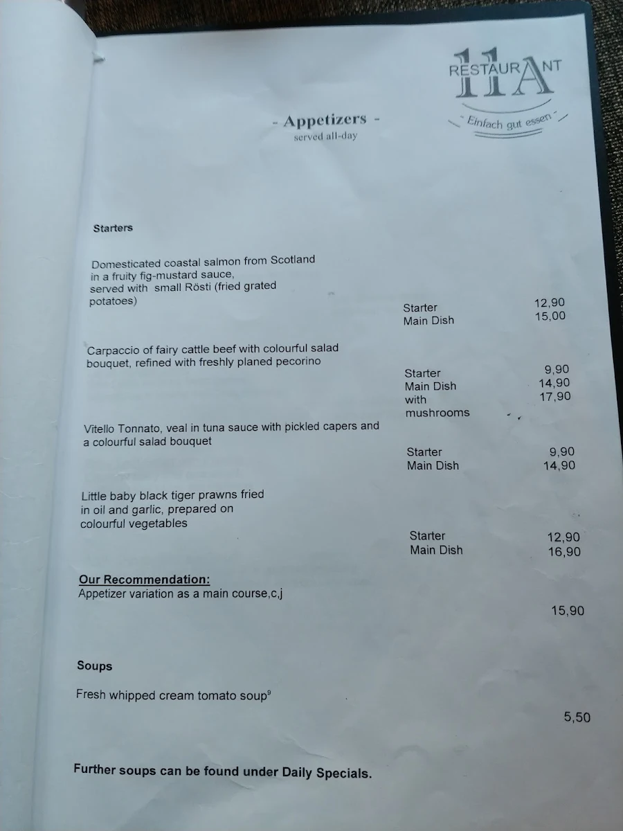 Speisekarte photo 9