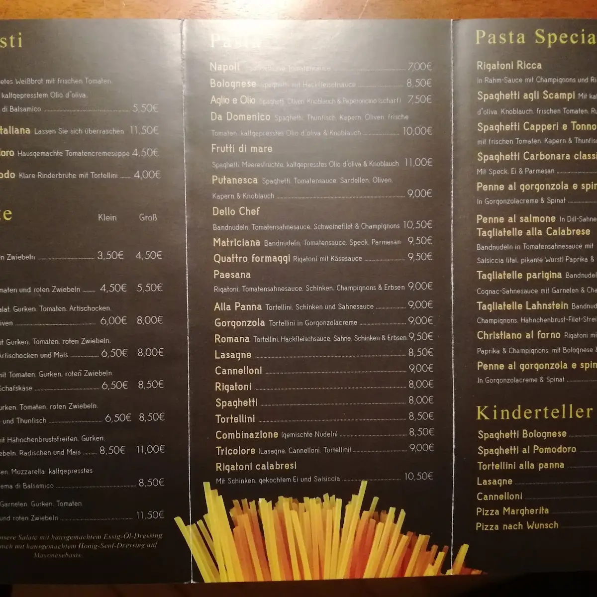 Speisekarte photo 1
