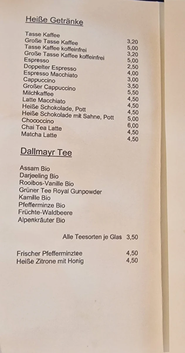Speisekarte photo 2