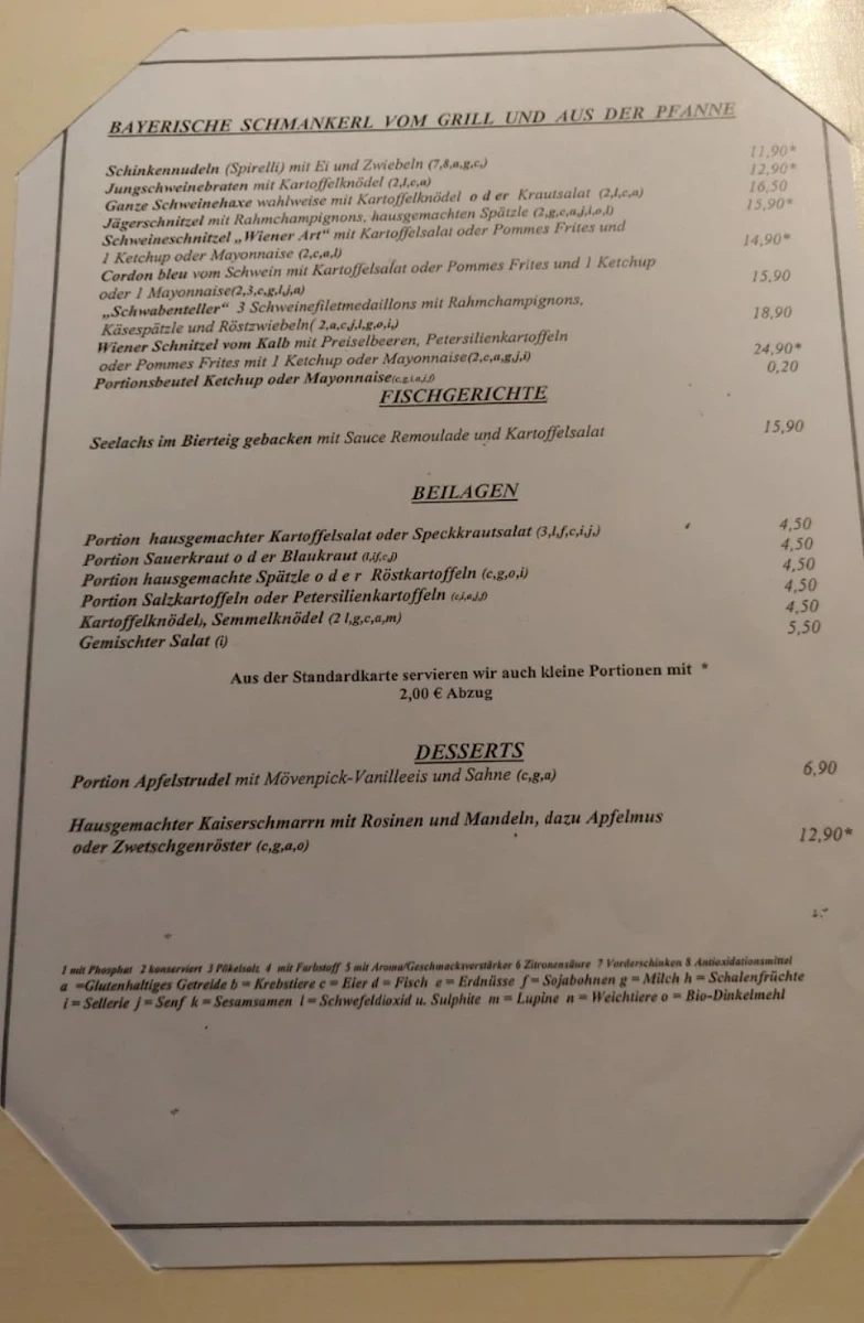 Speisekarte photo 5