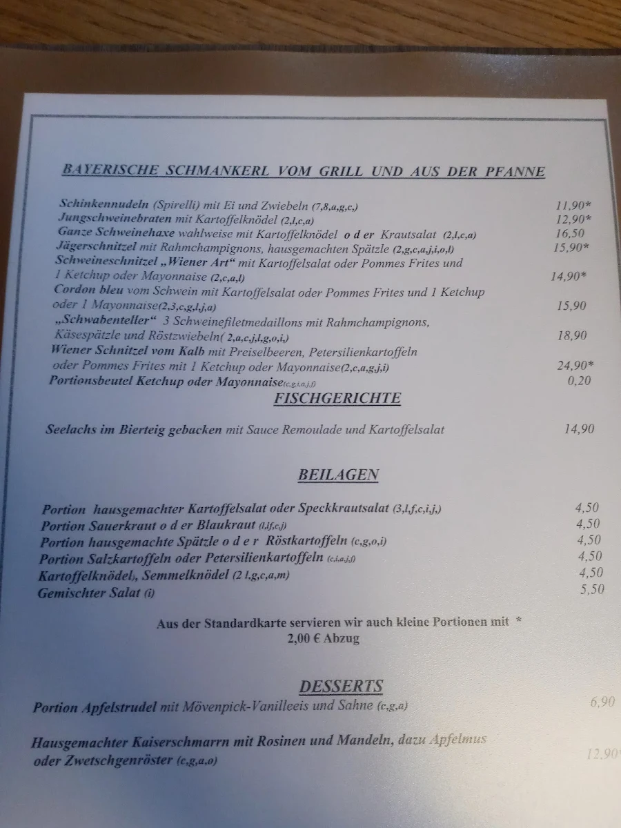 Speisekarte photo 6