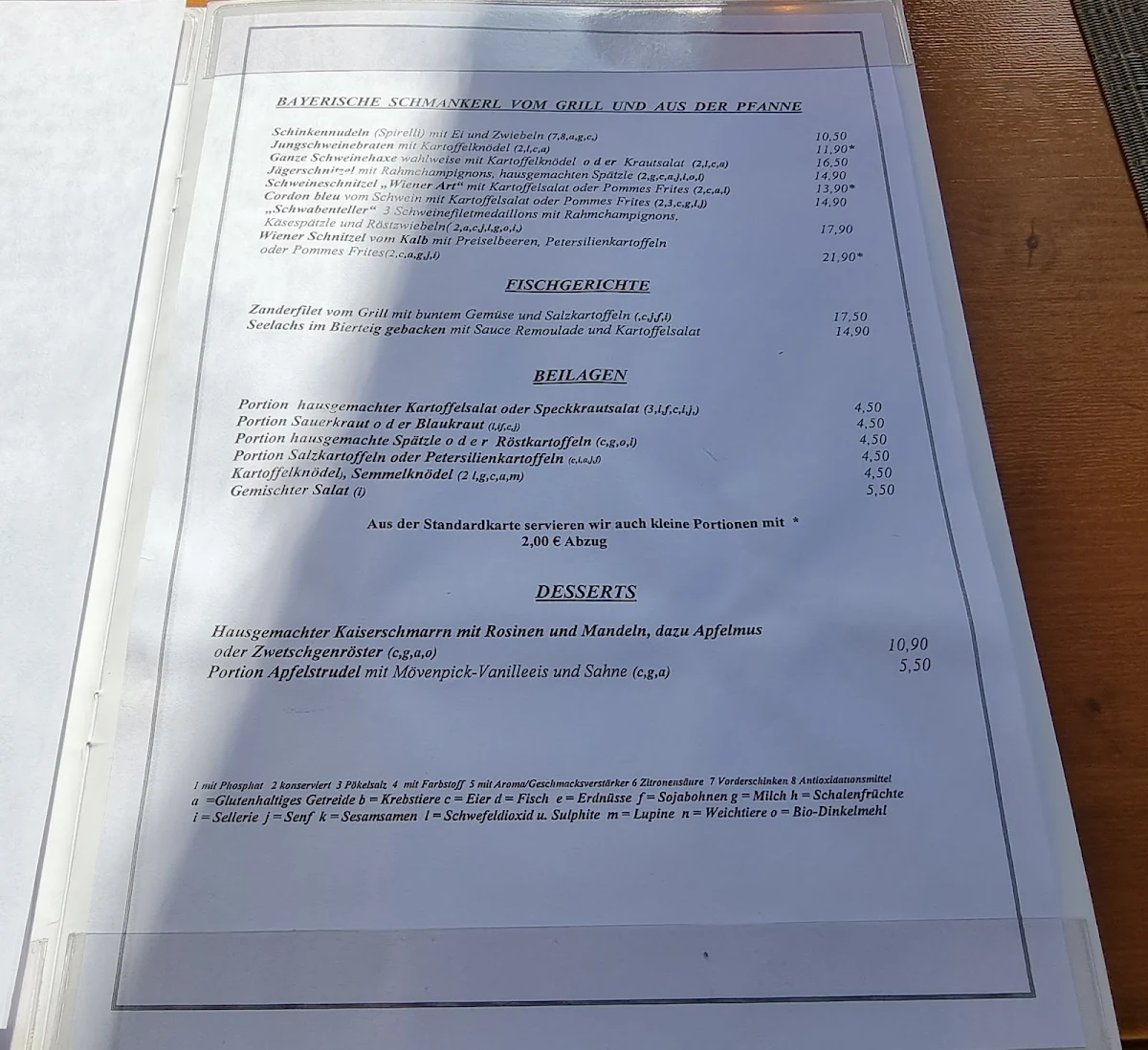 Speisekarte photo 7