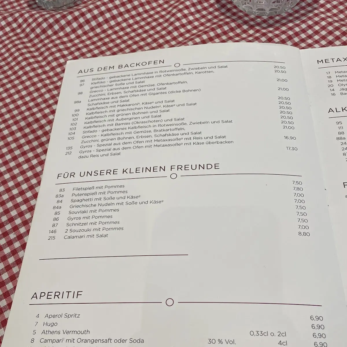 Speisekarte photo 3