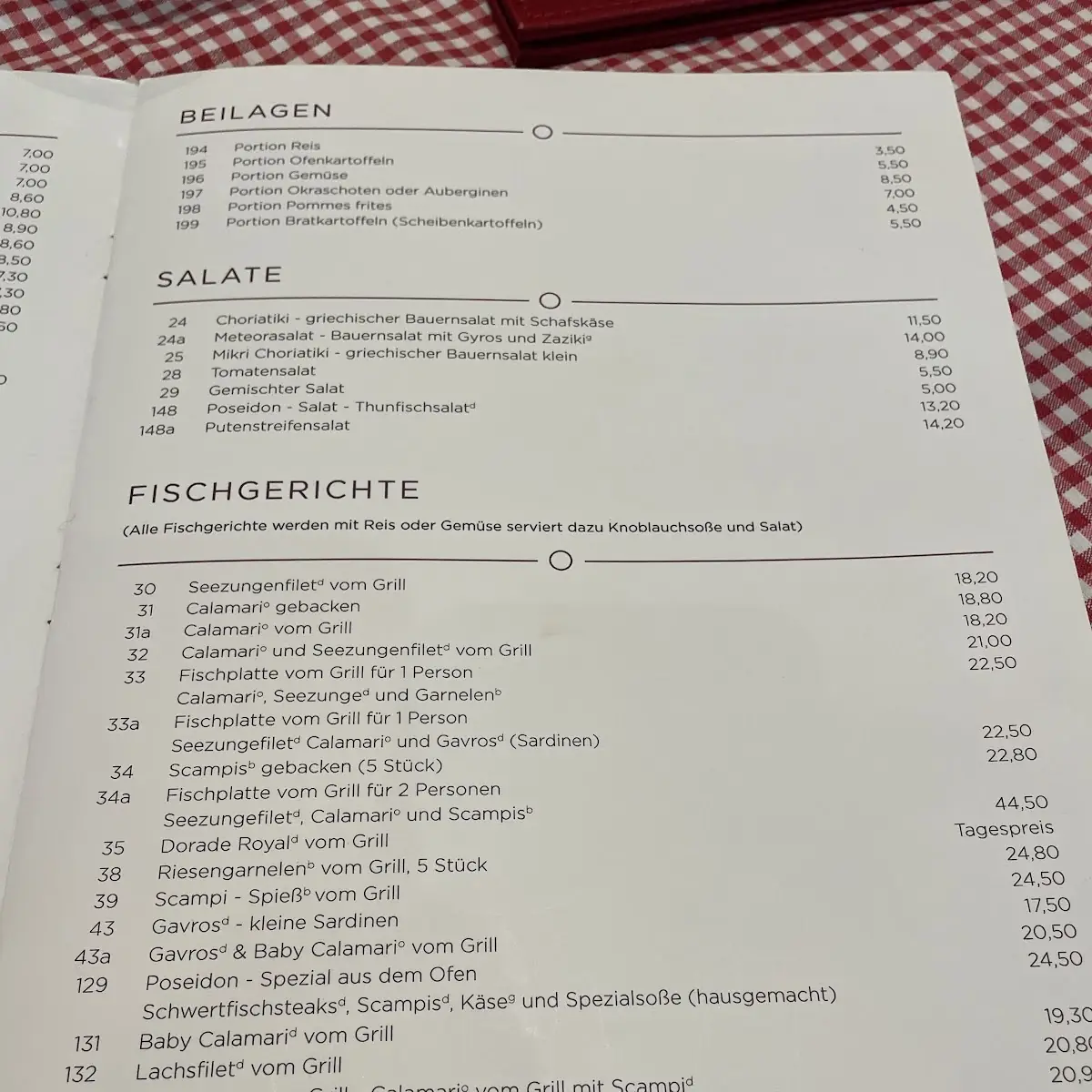 Speisekarte photo 4