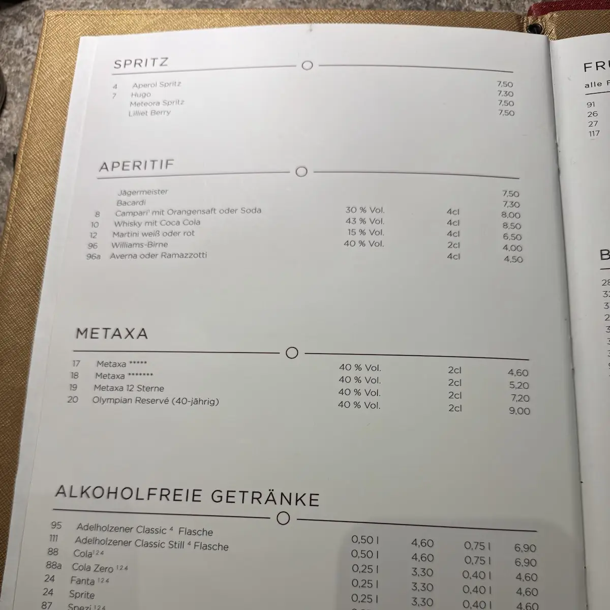 Speisekarte photo 5