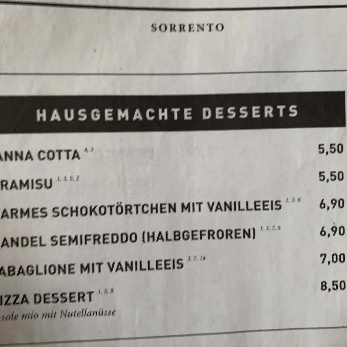 Speisekarte photo 8