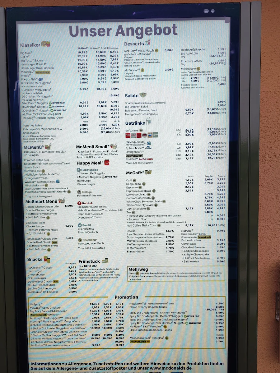 Speisekarte photo 1