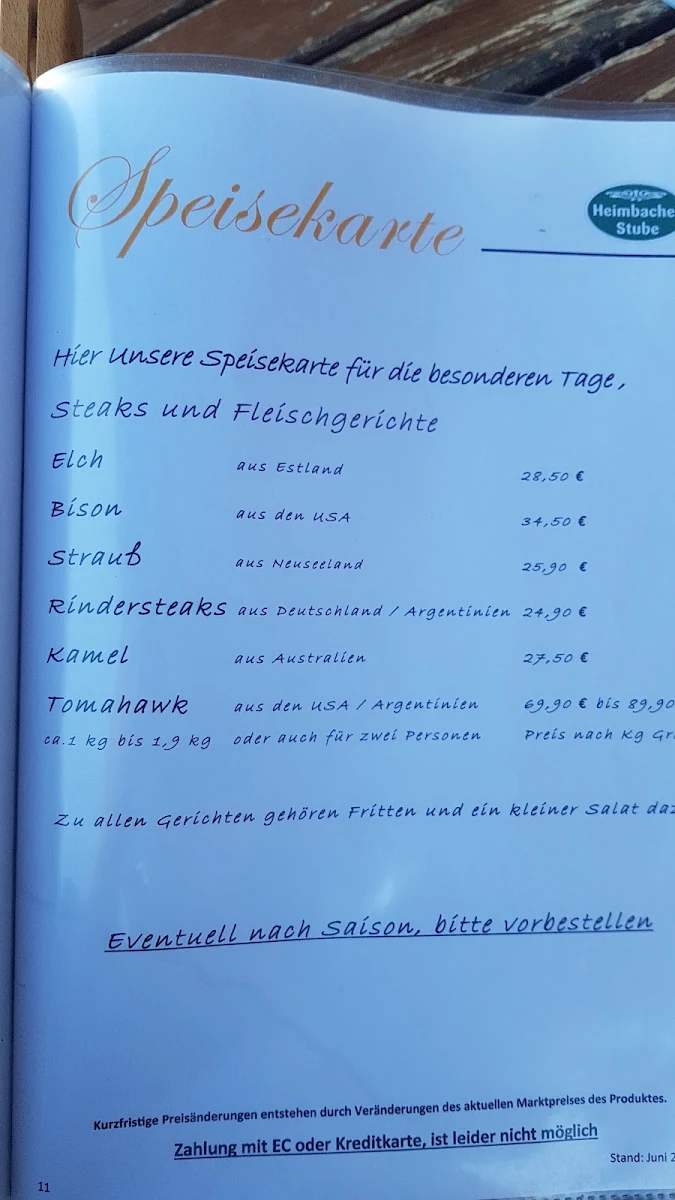 Speisekarte photo 4