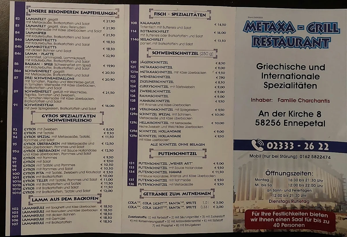 Speisekarte photo 1