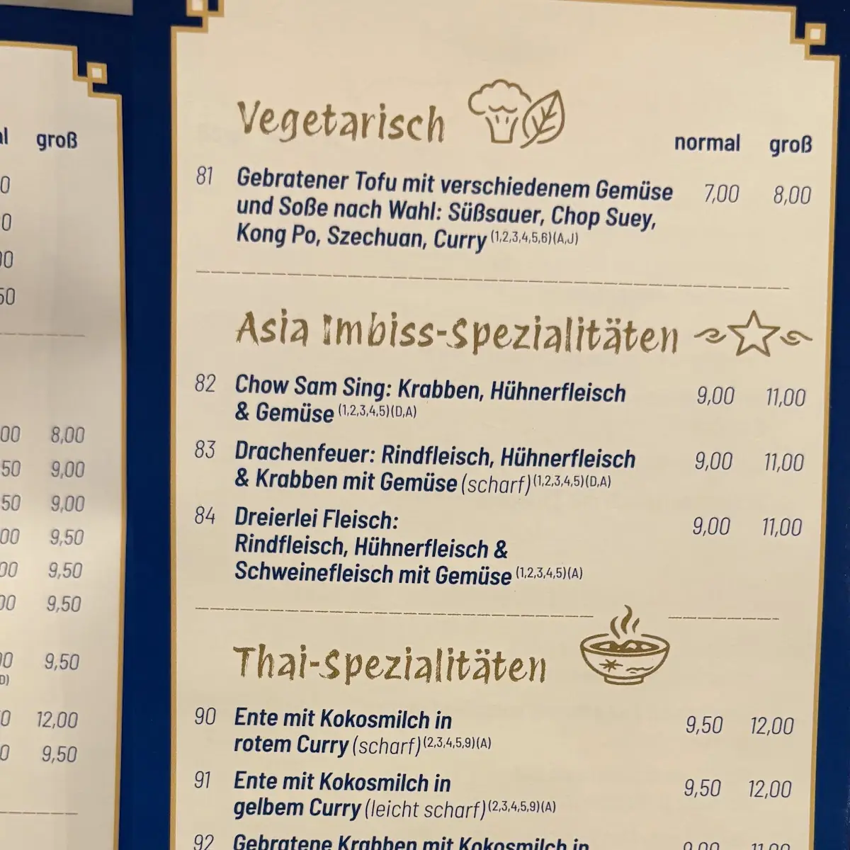Speisekarte photo 2