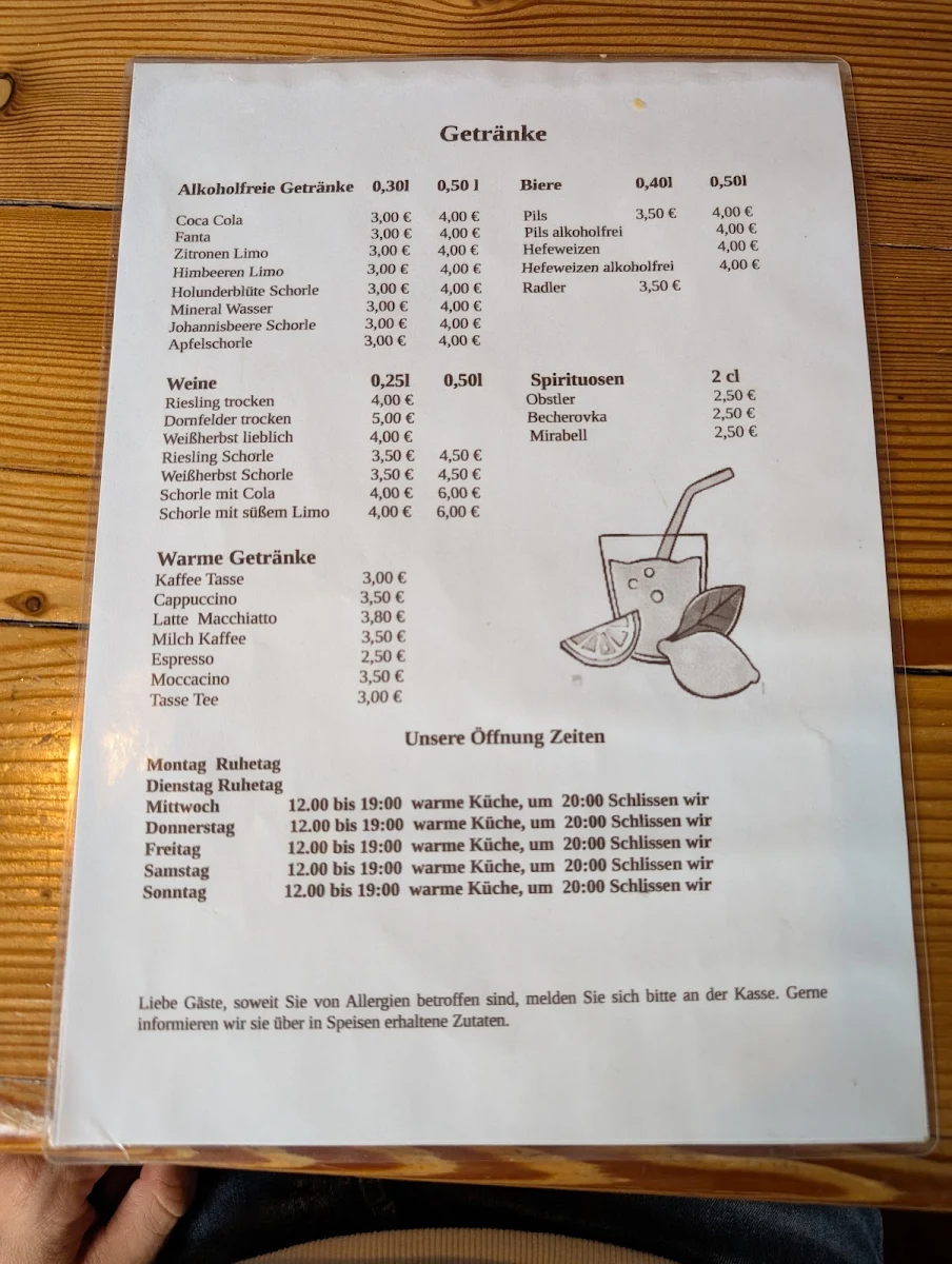 Speisekarte photo 1