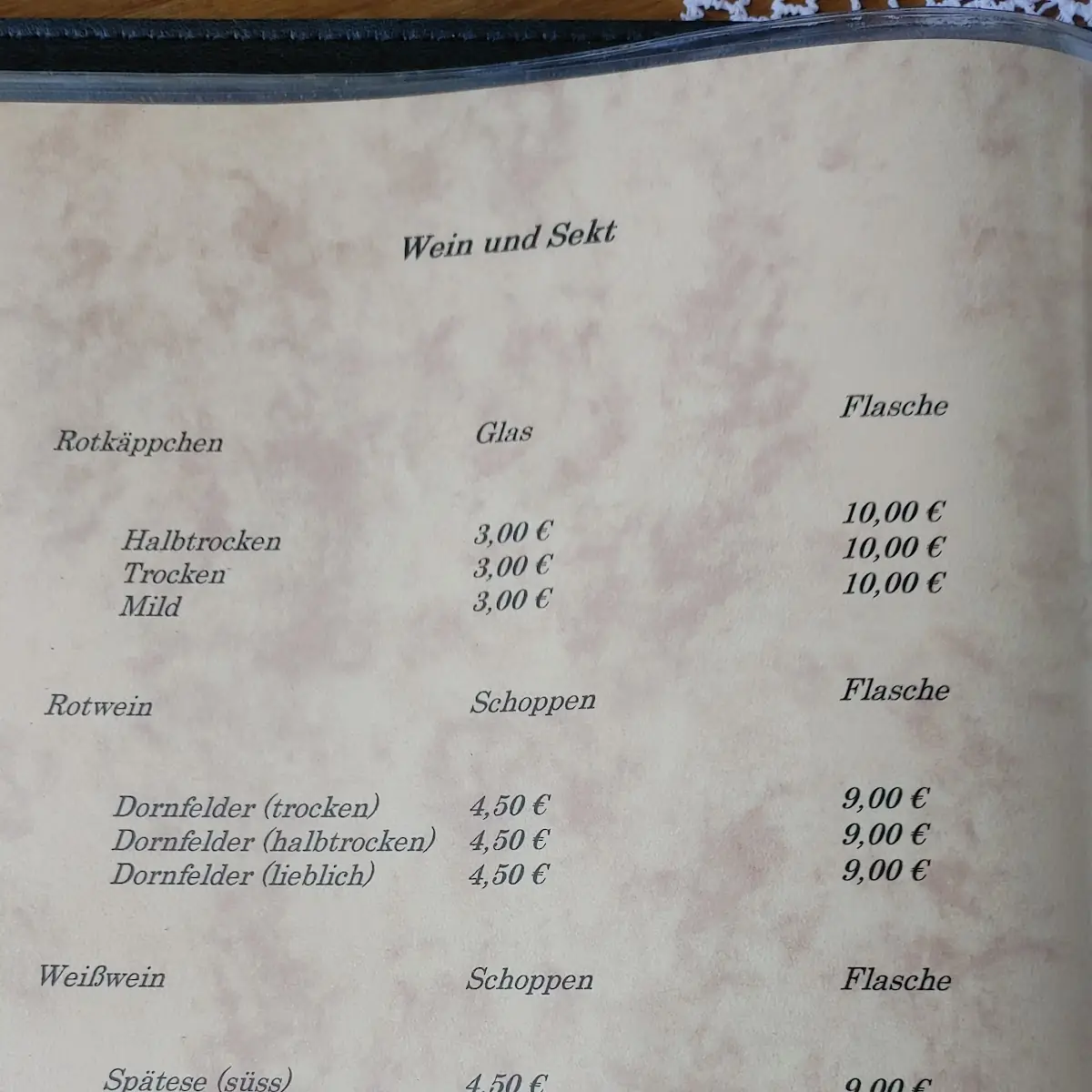 Speisekarte photo 7
