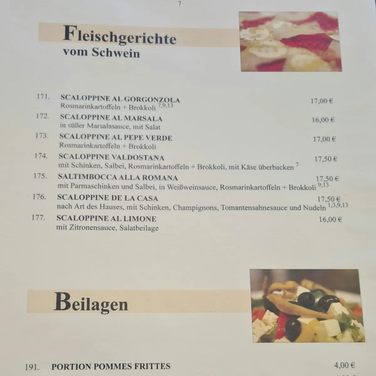 Speisekarte photo 3
