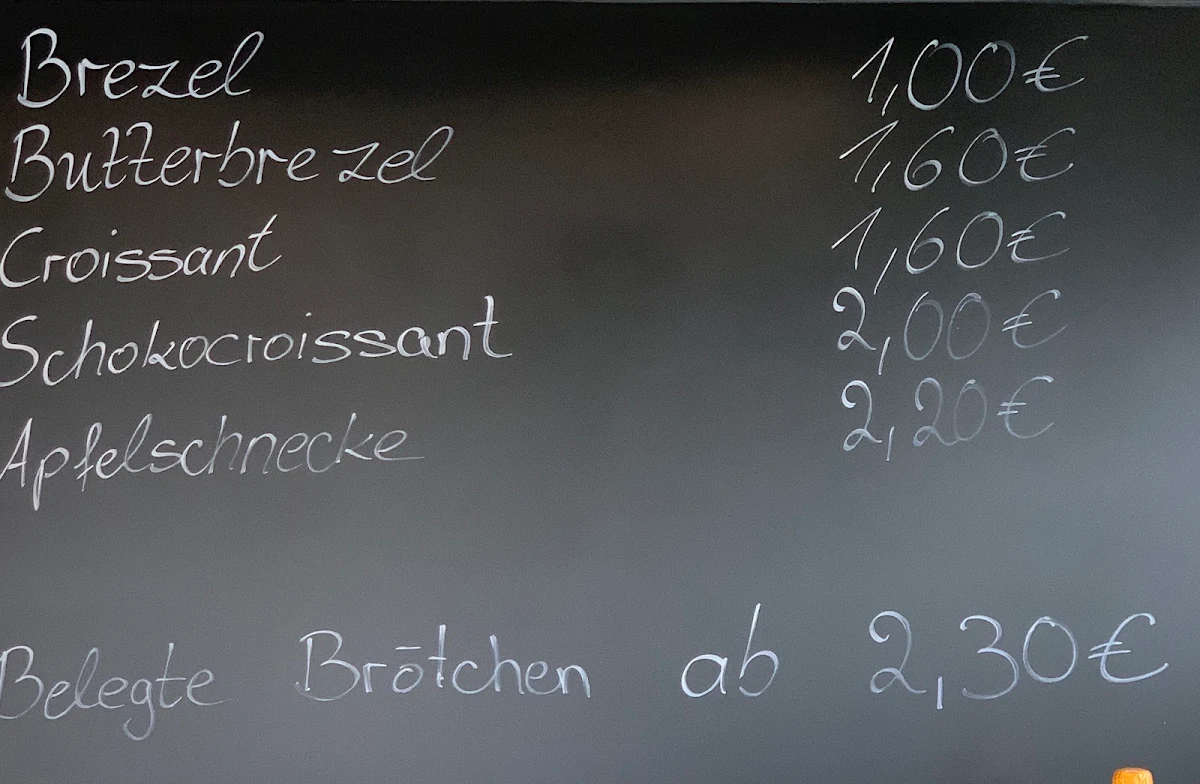 Speisekarte, Café 57