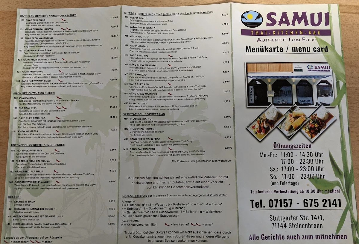 Speisekarte photo 2