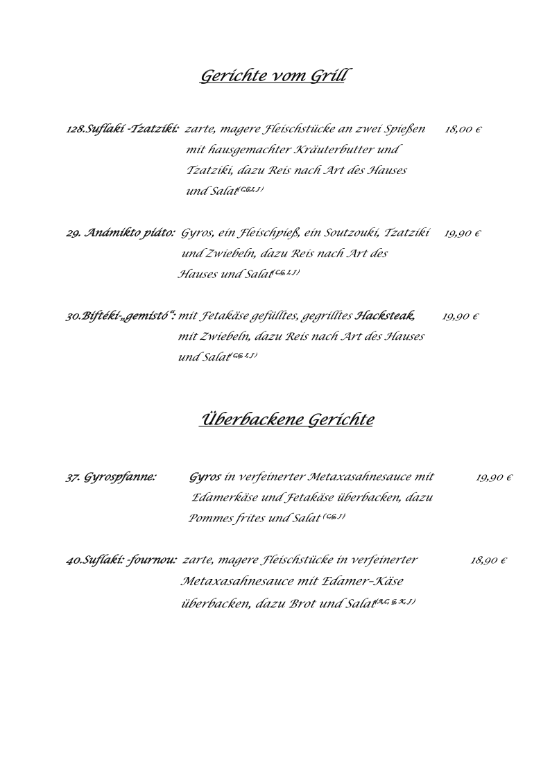 Speisekarte photo 3