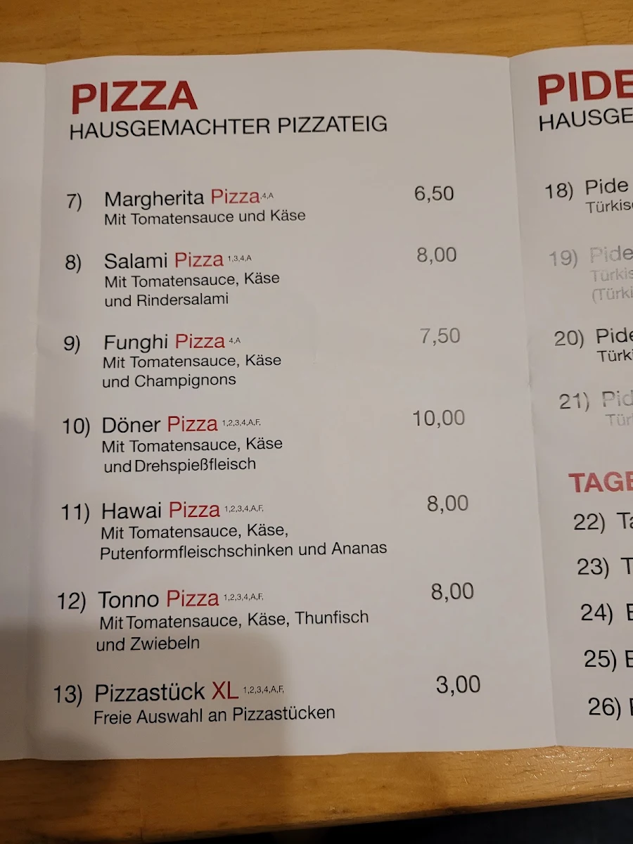 Speisekarte photo 1