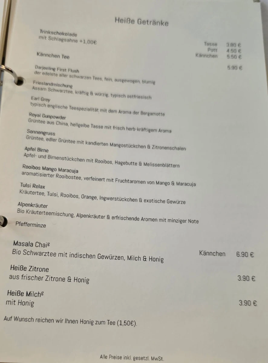 Speisekarte photo 2