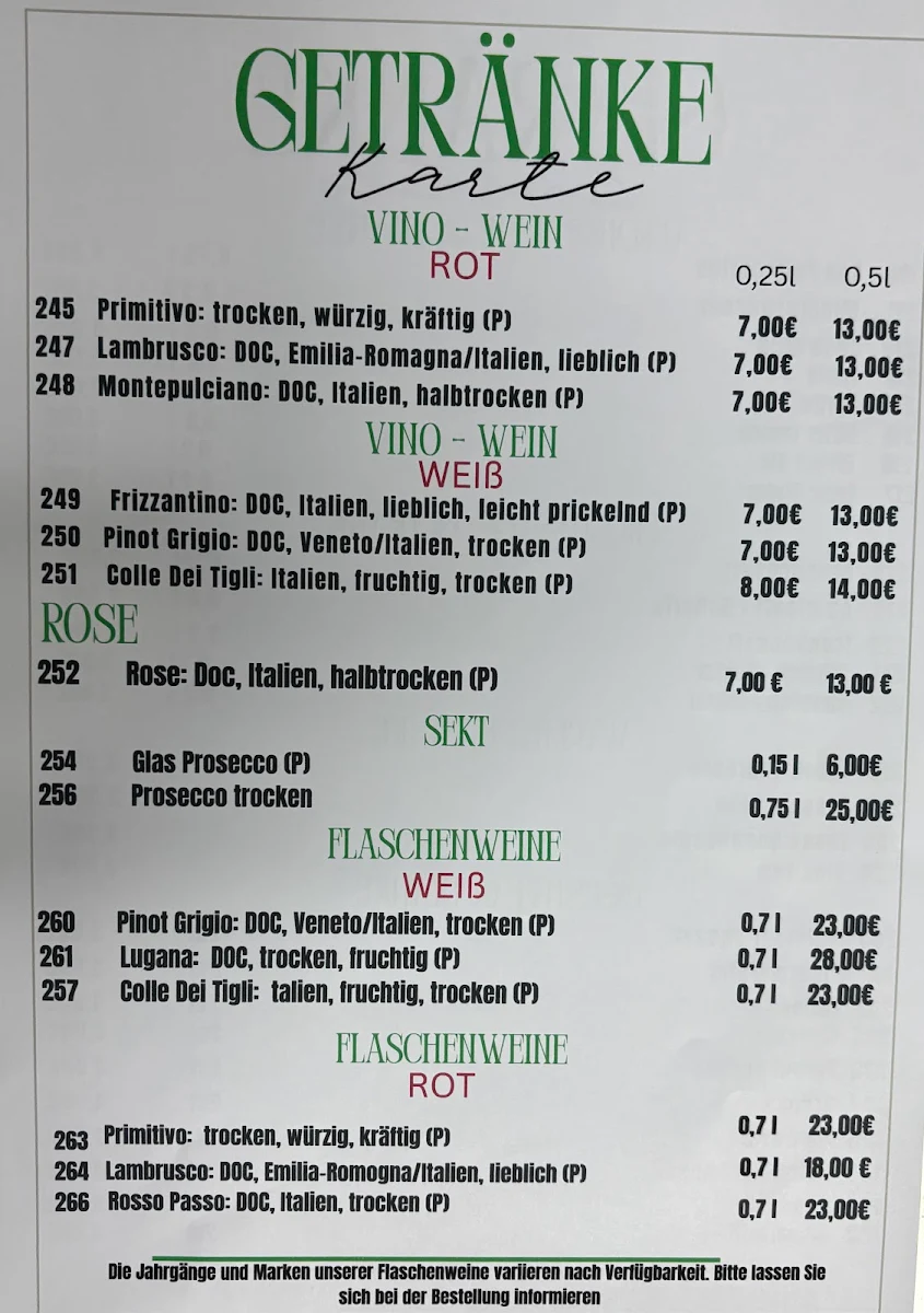 Speisekarte photo 2