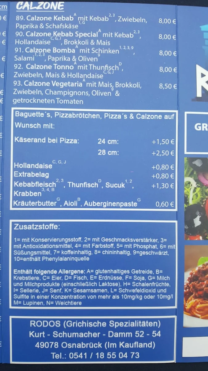 Speisekarte photo 2