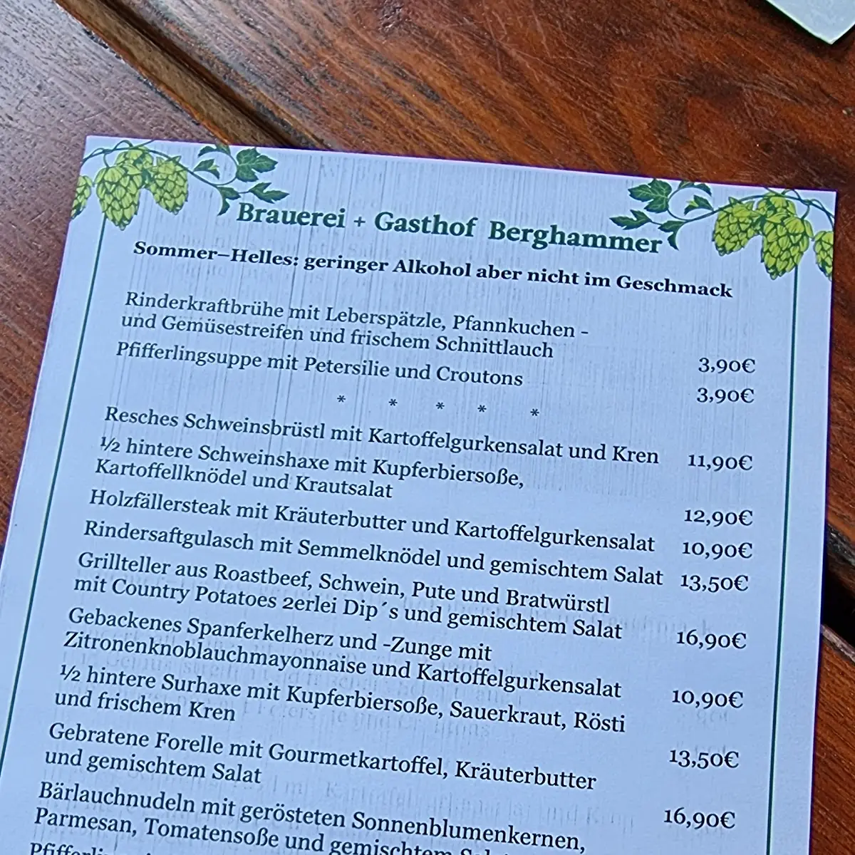 Speisekarte photo 6