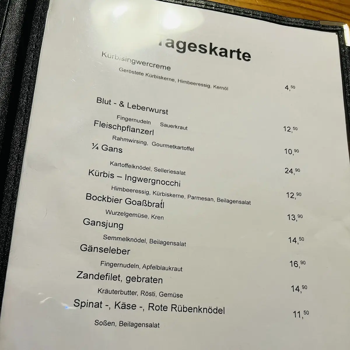 Speisekarte photo 8