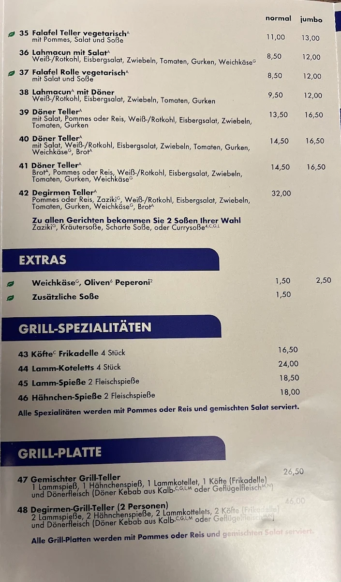Speisekarte photo 1