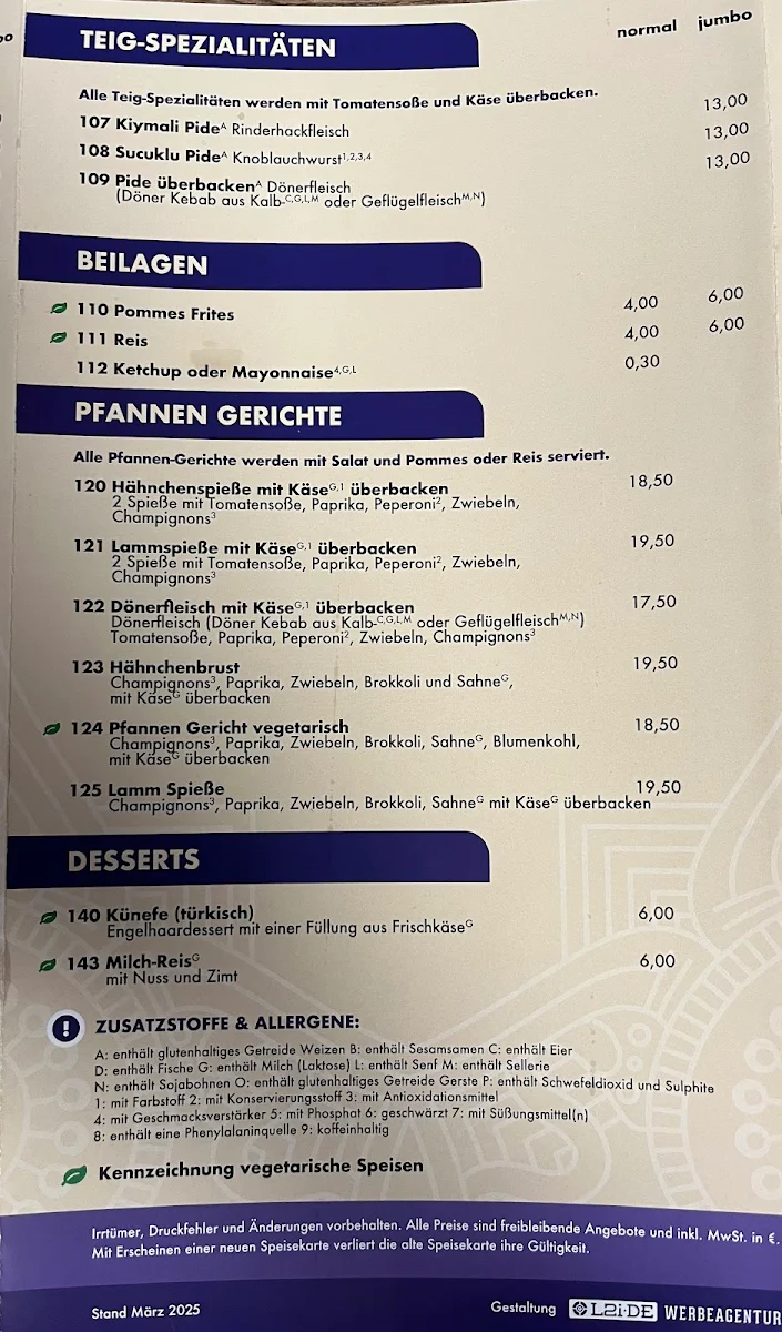 Speisekarte photo 3